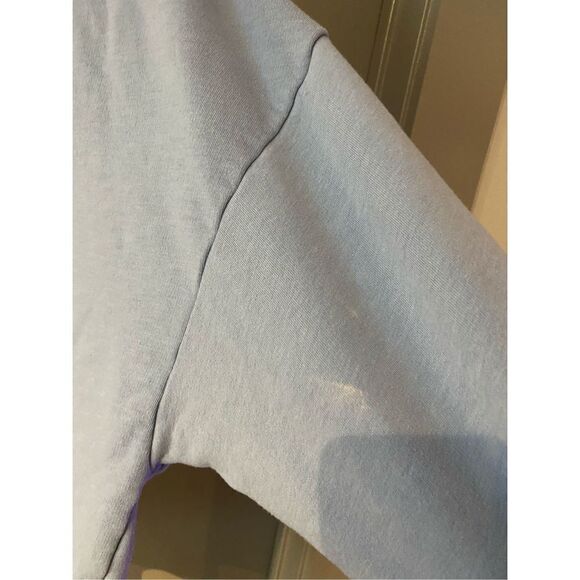 American Eagle Outfitters Light Blue Oversized Hoodie Size Medium EUC - Picture 6 of 9